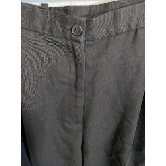 Talbots Dress Shorts Women’s Size 14 Black Wool Waist 32 Inseam 8 Rise 15 Pleat - Picture 3 of 12